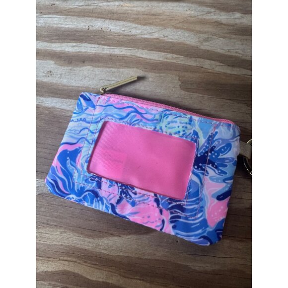 Lilly Pulitzer Keychain Wallet With ID Window & Zipper Closure - Picture 5 of 6